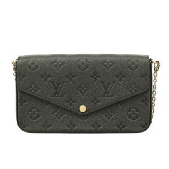 Louis Vuitton Empreinte Pochette Felicie Shoulder Bag Black - Picture 1 of 8